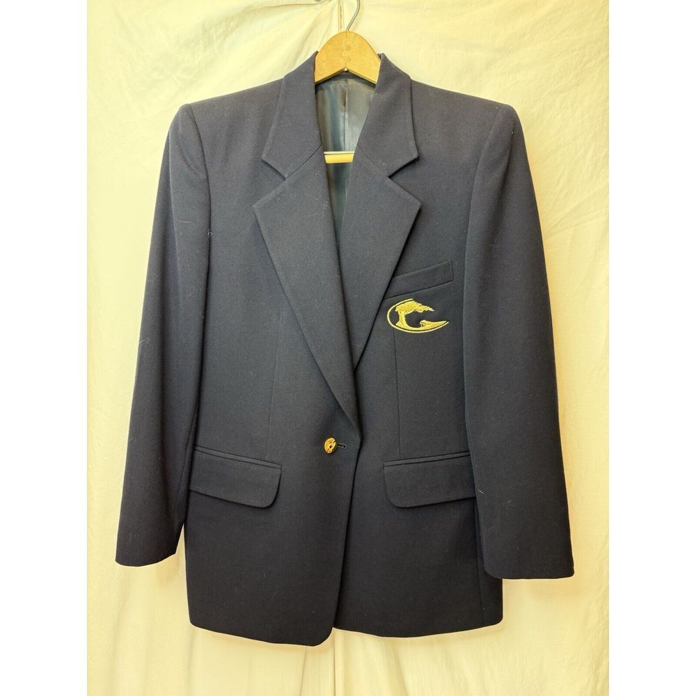Tamary's 38R OCEAN FOREST Golf Club MEMBER‎  Navy Blazer Sport Coat Sea Island